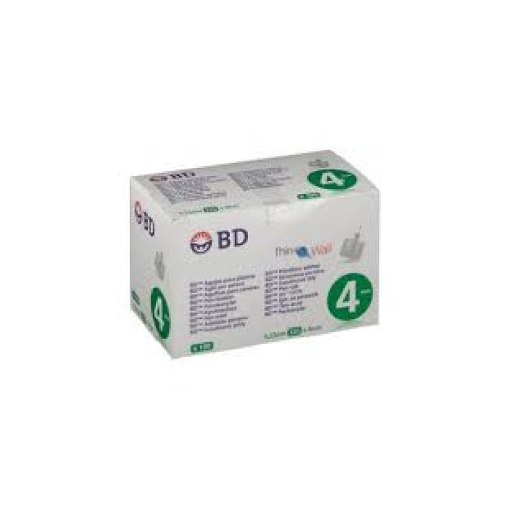 AGO PER PENNA DA INSULINA THINWALL BD GAUGE 32 LUNGHEZZA 4 M 100 PEZZI