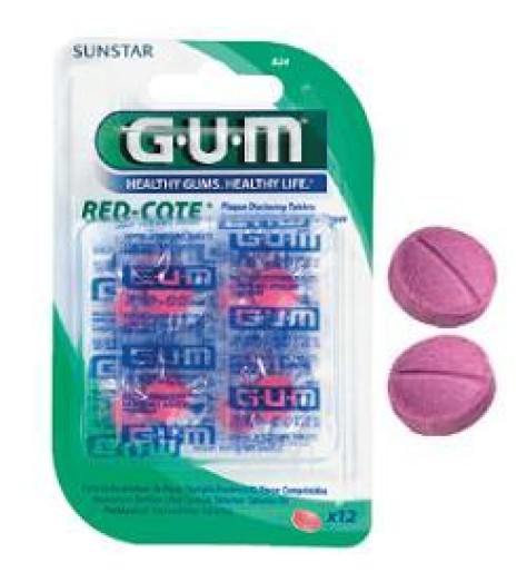 GUM RED-COTE RIV PLACCA 12 PASTIGLIE GUM RED-COTE RIV PLACCA 12 PASTIGLIE