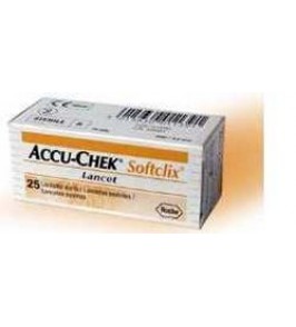 LANCETTE PUNGIDITO ACCU-CHEK SOFTCLIX 25 PEZZI