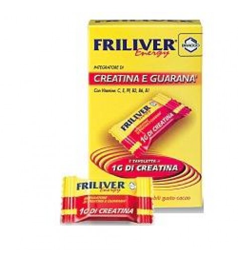 FRILIVER ENERGY CREATINA GUARANA 20 TAVOLETTE FRILIVER ENERGY CREATINA GUARANA 20 TAVOLETTE