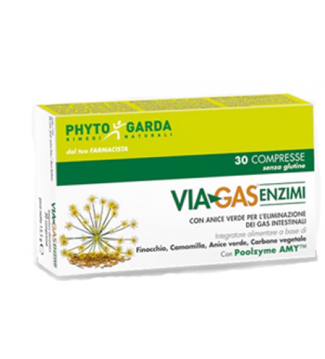 VIAGAS 30CPR 450MG C/ENZIMI