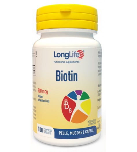 BIOTIN 100CPR 40G  LONGLIFE