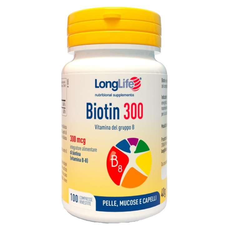 BIOTIN 100CPR 40G  LONGLIFE