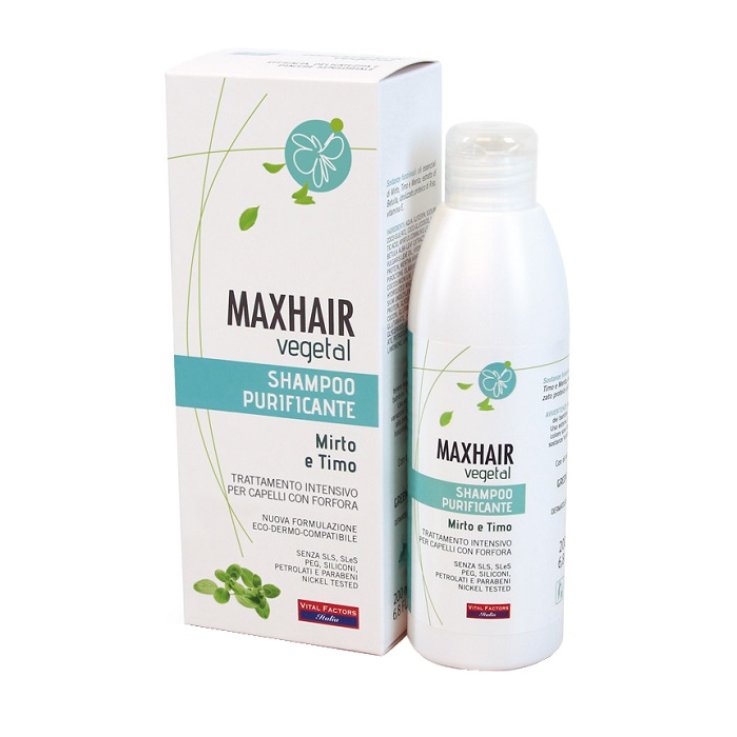 MAX HAIR VEGETAL SHAMPOO PURIFICANTE 200 ML