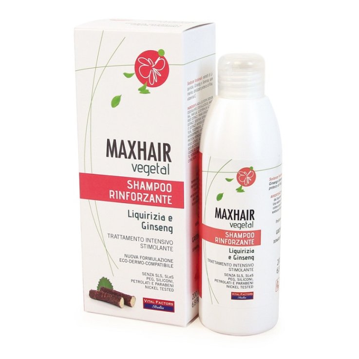 MAX HAIR VEGETAL SHAMPOO RINFORZANTE 200 ML