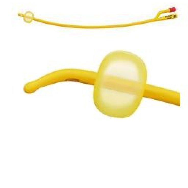 CATETERE VESCICALE A MEDIA PERMANENZA TIPO FOLEY RUSCH GOLD PLUS IN SILKOLATEX LATTICE-SILICONE PER ADULTO DIAMETRO CH14 1 PEZZO