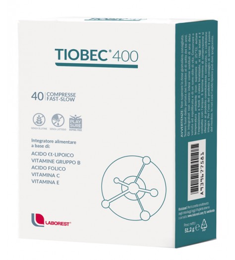 TIOBEC 400 40 COMPRESSE FAST-SLOW