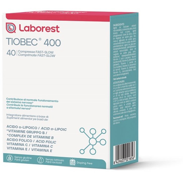 TIOBEC 400 40 COMPRESSE FAST-SLOW