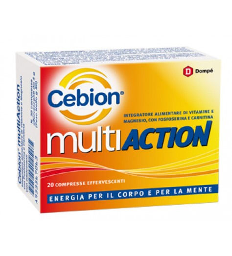 CEBION MULTIACTION 20 COMPRESSE EFFERVESCENTI