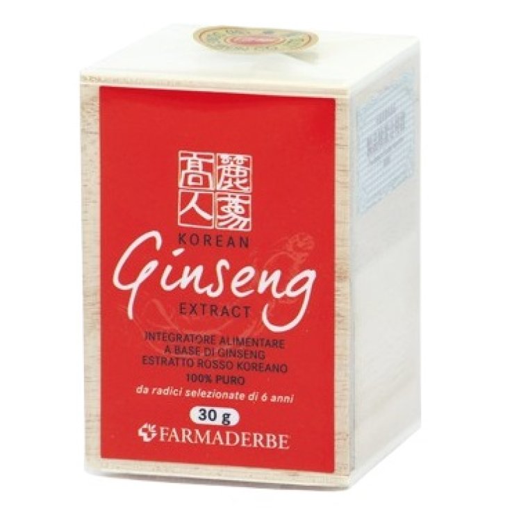 Ginseng korean rosso 30 ml Ginseng korean rosso 30 ml