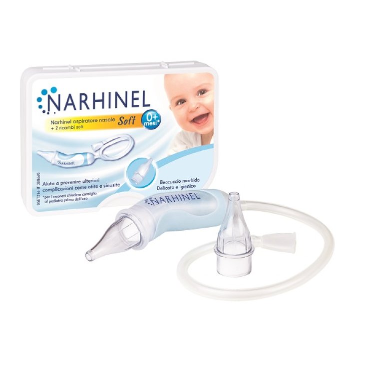 ASPIRATORE NASALE NARHINEL SOFT 1 PEZZO + 2 RICAMBI