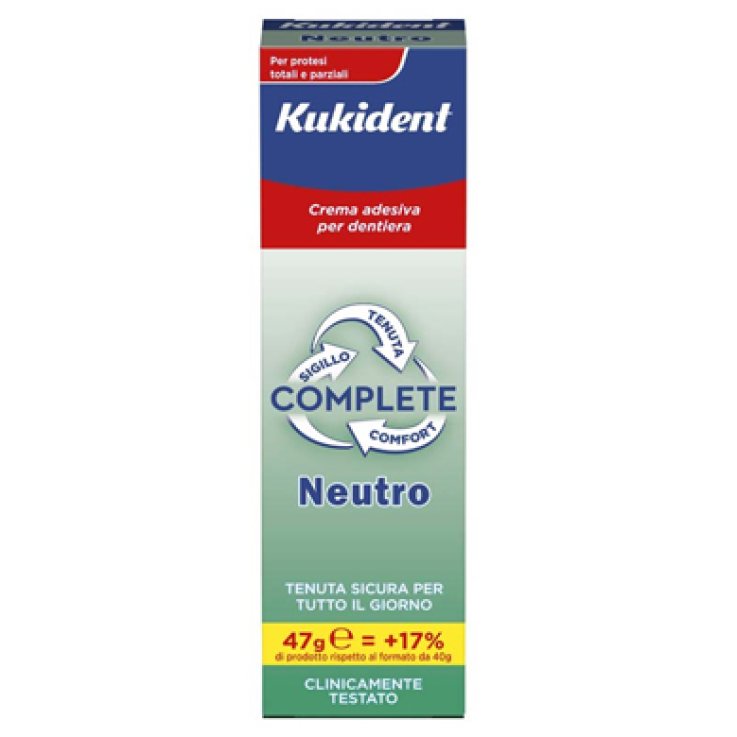 KUKIDENT NEUTRO COMPLETE CREMA ADESIVA PER PROTESI DENTARIE47 G