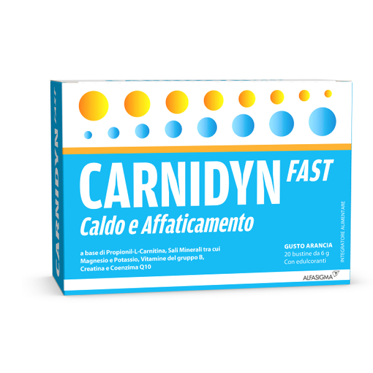 CARNIFAST PLUS 20 BUSTINE 6 G GUSTO ARANCIA
