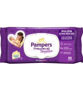 PAMPERS*SALV SENS RIC 63P