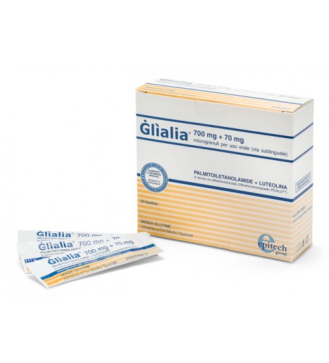 GLIALIA 700MG + 70MG MICROGRANULI USO ORALE VIA SUBLINGUALE 20 BUSTINE 1,27 G