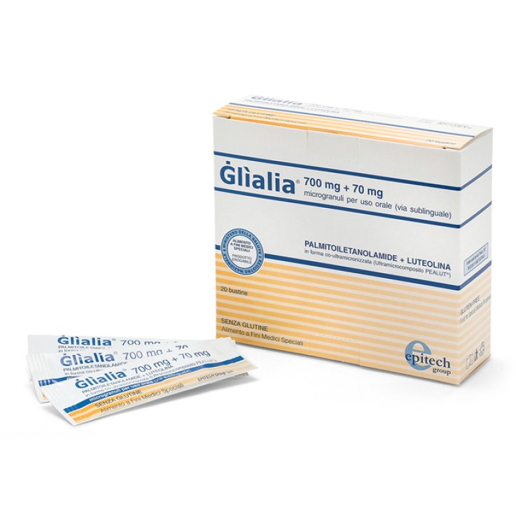 GLIALIA 700MG + 70MG MICROGRANULI USO ORALE VIA SUBLINGUALE 20 BUSTINE 1,27 G