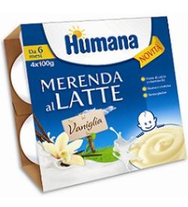 HUMANA MERENDA VANIGLIA 4X100G