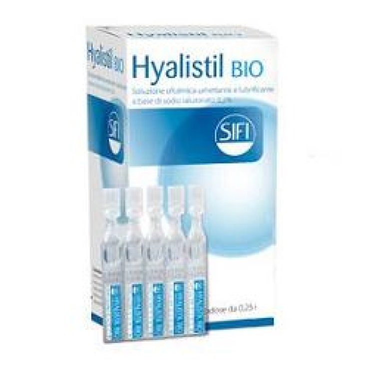 SOLUZIONE OFTALMICA UMETTANTE LUBRIFICANTE HYALISTIL BIO ACI DO IALURONICO 0,2% 30 FLACONCINI 0,25 ML