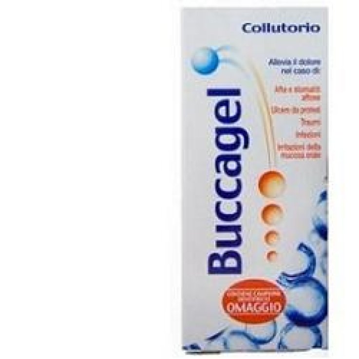 BUCCAGEL AFTE COLLUTORIO 200 ML + DENTIFRICIO CAMPIONE OMAGG IO
