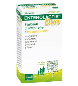 ENTEROLACTIS DUO POLV 10 BUST