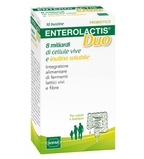 ENTEROLACTIS DUO POLV 10 BUST