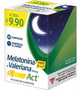 MELATONINA ACT 1MG +VALERIANA 5 FORTE COMPLEX 60 COMPRESSE