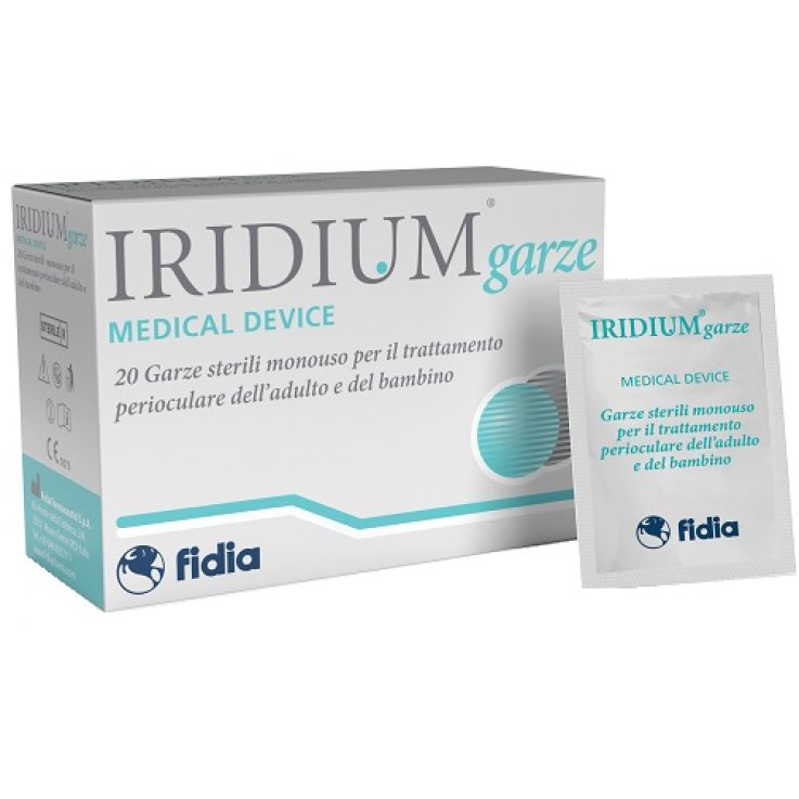 IRIDIUM GARZA OCULARE MEDICATA IN TESSUTO NON TESSUTO 20 PEZ ZI
