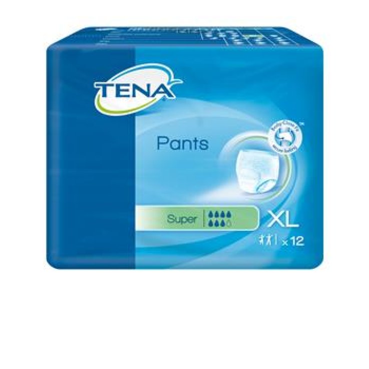 PANNOLONE PULL-UP TENA PANTS SUPER TAGLIA EXTRA LARGE 12 PEZ ZI