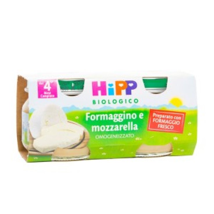 HIPP BIO FORMAGGINO+MOZZ 2X80G