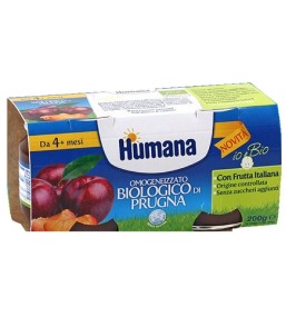 HUMANA OMOG PRUGNA BIO 2X100G