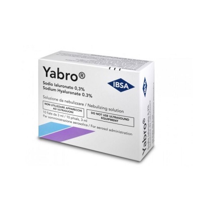 YABRO 10 FIALE 3ML ACIDO IALURONICO 0,3% SOLUZIONE PER NEBUL IZZATORE