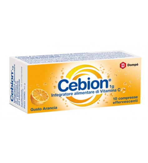 CEBION EFFERVESCENTI VITAMINA C ARANCIA 10 COMPRESSE