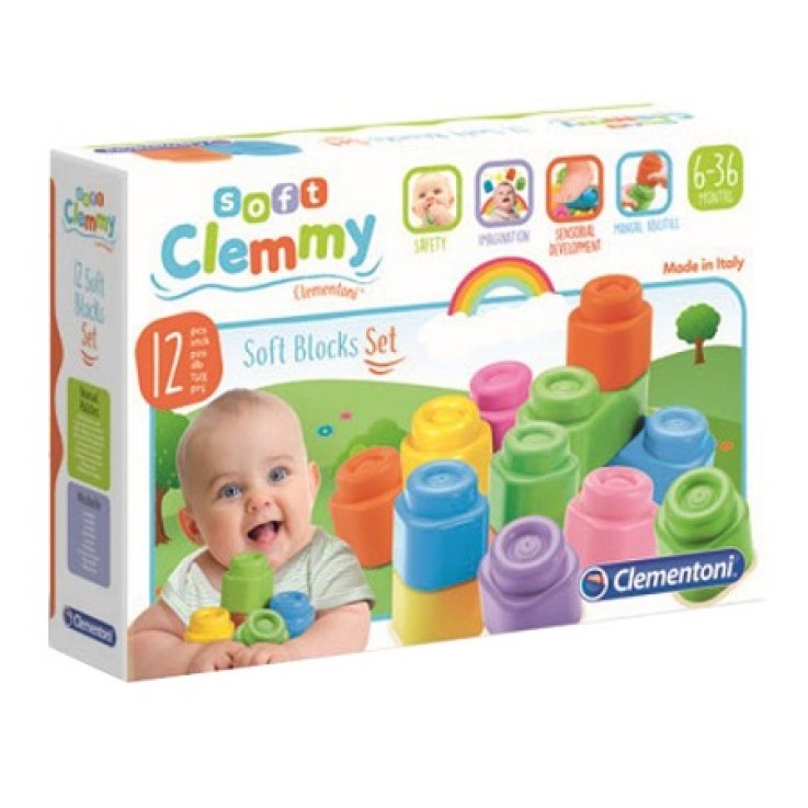 CLEMMY 12 SOFT BLOCKS SET