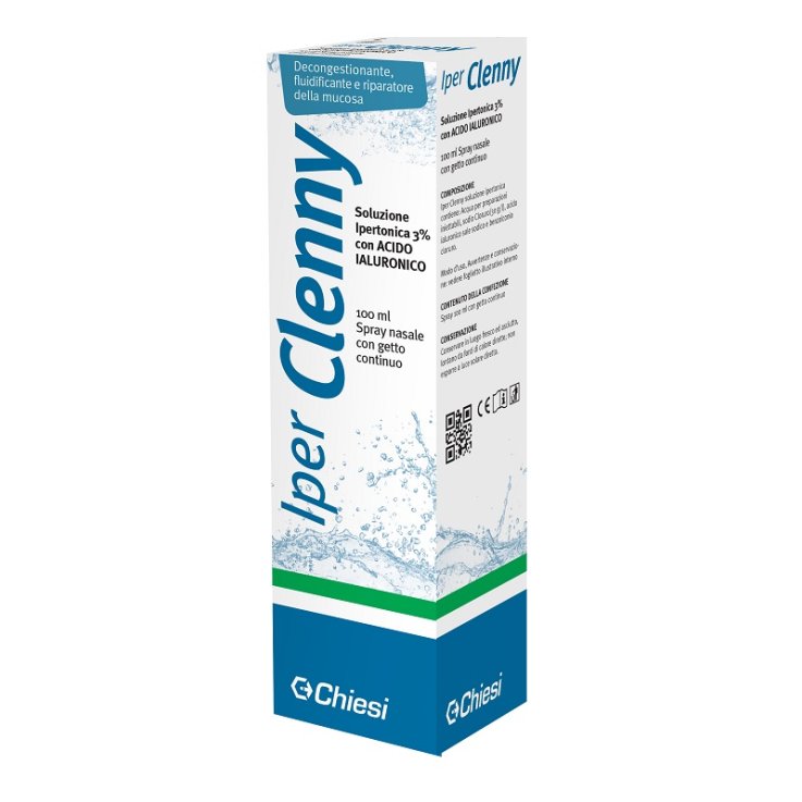 IPER CLENNY SPRAY NASALE EROGAZIONE CONTINUA SOLUZIONE IPERT ONICA CON ACIDO IALURONICO 100 ML