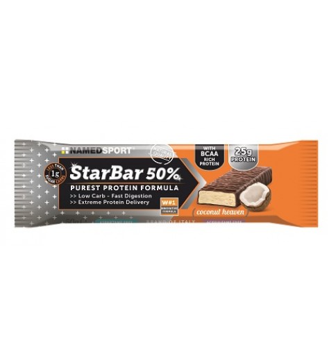 STARBAR 50% PROTEIN COCONUT HEAVEN 50 G