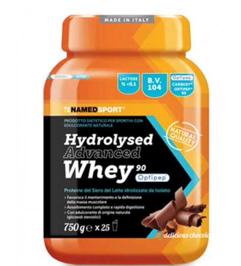 HYDROLYSED ADVANCED WHEY DELICIOUS CHOCOLATE BARATTOLO POLVE RE ORALE 750 G
