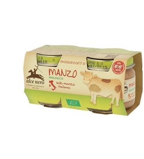 OMOGENEIZZATO MANZO BIO 2X80G