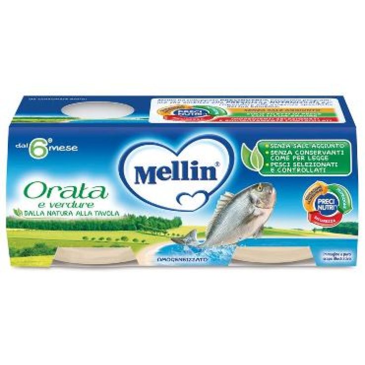 MELLIN OMOGENEIZZATO ORATA 4X80 G