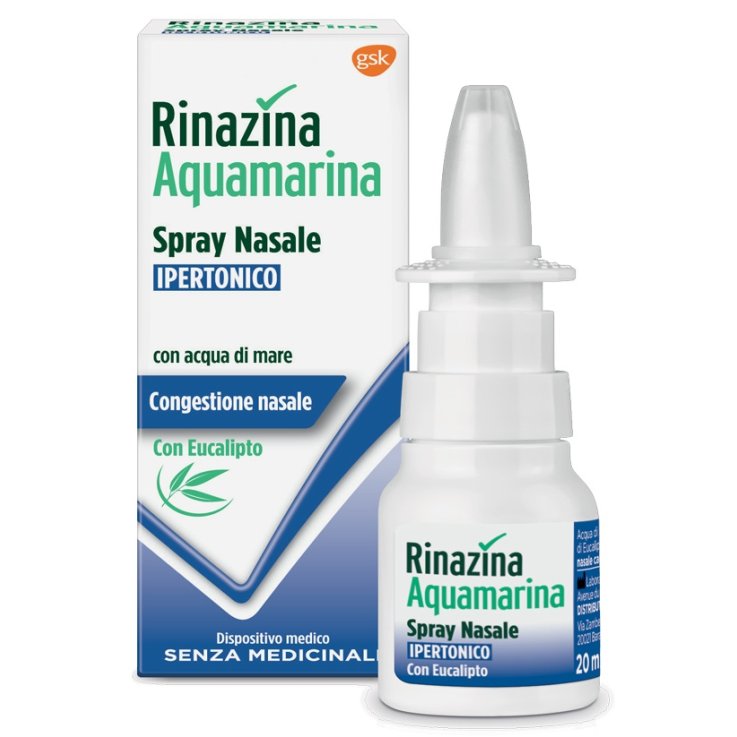 RINAZINA AQUAMARINA SOLUZIONE NASALE IPERTONICA CON EUCALIPT O SPRAY 20 ML