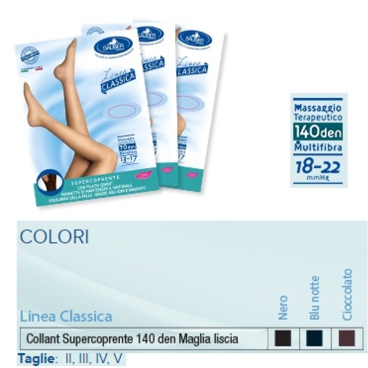 SAUBER COLLANT 140 DENARI SUPER COPRENTE MICRORETE CIOCCOLAT O 2 LINEA CLASSICA