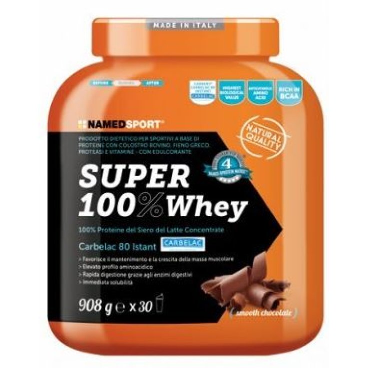 SUPER100% WHEY SMOOTH CHOCOLATE 908 G
