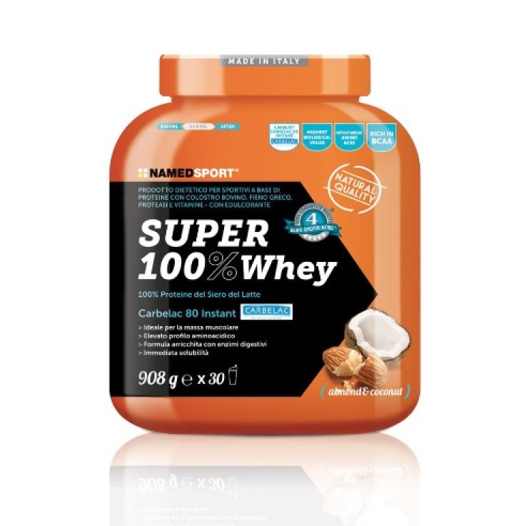 SUPER100% WHEY COCONUT/ALMOND 908 G