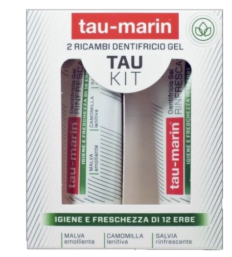 TAU MARIN DENTIFRICIO RINFRESCANTE RICARICA TAU KIT 2X20ML