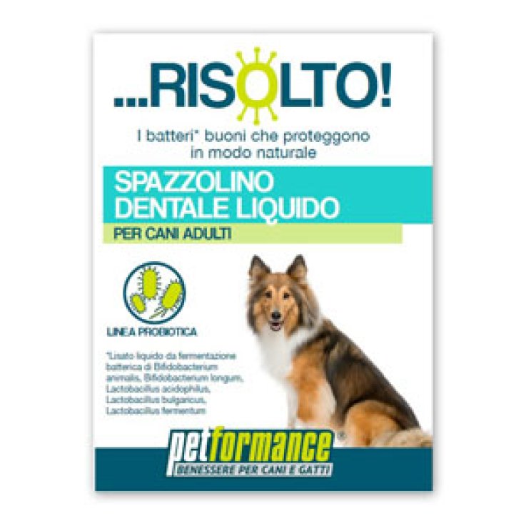 PETFORMANCE SPAZZOLINO DENTALE LIQUIDO RISOLTO PER CANE 50 M L
