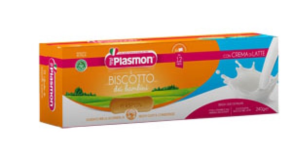 PLASMON BISCOTTI CON CREMA AL LATTE 240 G