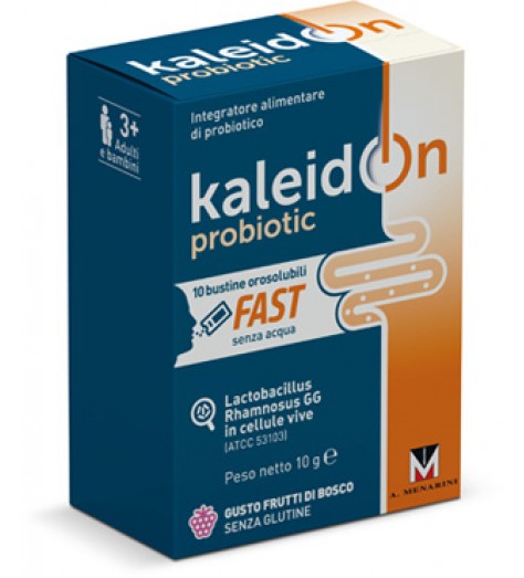 KALEIDON PROBIOTIC FAST FRUTTI DI BOSCO 10 BUSTE OROSOLUBILI