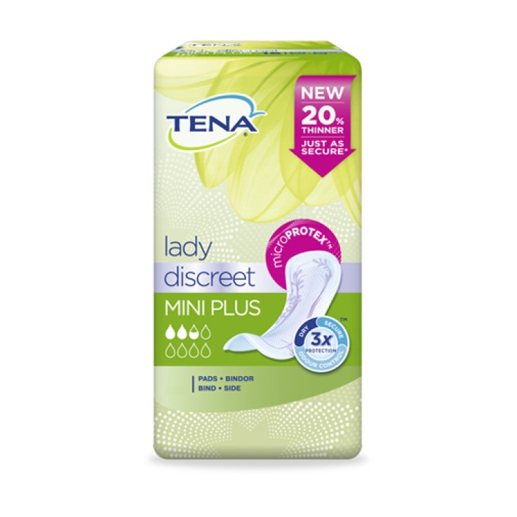 PANNOLONE SAGOMATO TENA LADY DISCREET MINI PLUS 16 PEZZI