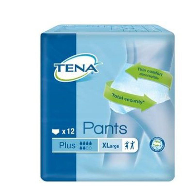 PANNOLONE PULL UP TENA PANTS PLUS TAGLIA EXTRA LARGE 12 PEZZ I