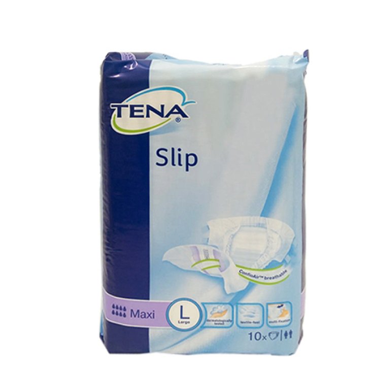 PANNOLONE PER INCONTINENZA A MUTANDINA TENA SLIP MAXI L 10 P EZZI