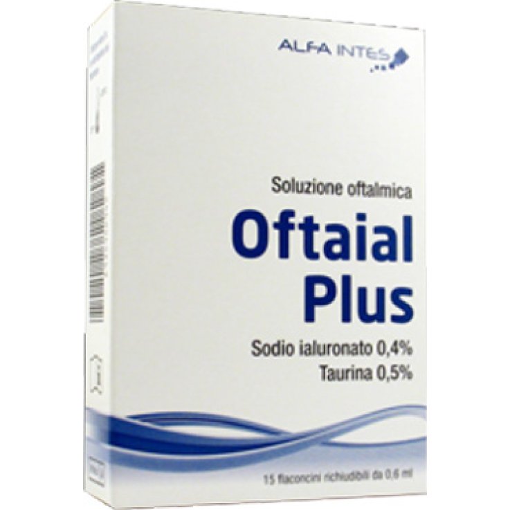 SOLUZIONE OFTALMICA OFTAIAL PLUS ACIDO IALURONICO 0,4% E TAU RINA 15 FLACONCINI RICHIUDIBILI DA 0,6 ML